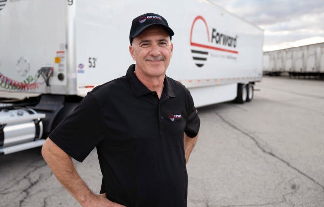 Truck driver with Forward Air